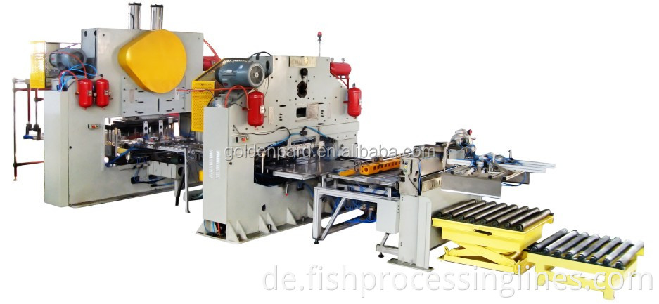 Herstellerer Preis Automatische Thunfisch -Sardine -Dose Den Machine Line Dose Machine Tin Can Line Linie